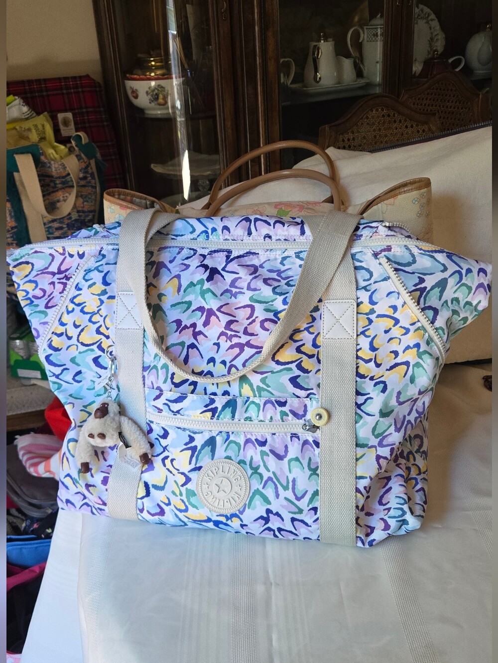 EUC Large Kipling Art M Tote